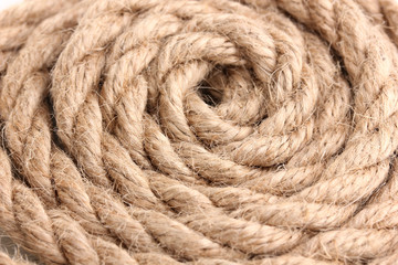 Skein of rope close up