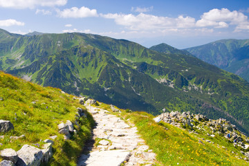Fototapeta na wymiar Tatra Mountain, Poland, Czerwone Wierchy