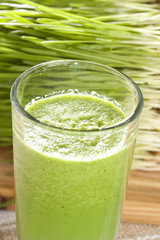 Green Organic Wheat Grass Shot