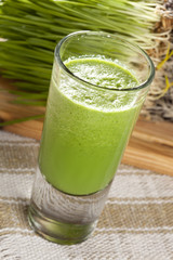 Green Organic Wheat Grass Shot