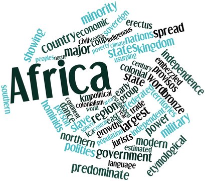 Word cloud for Africa