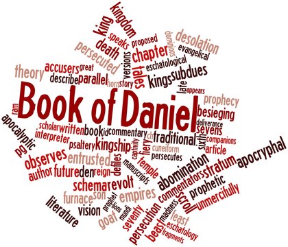 Word cloud for Book of Daniel