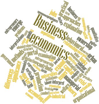Word cloud for Business economics