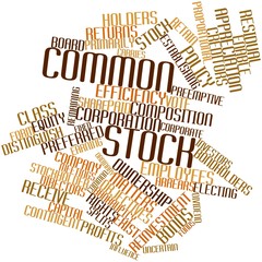 Word cloud for Common stock