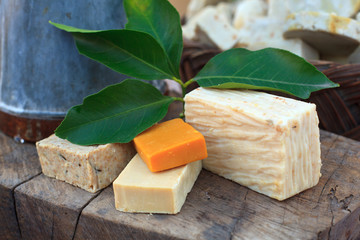 Homemade soaps