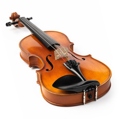 Fototapeta premium Violin isolated on white