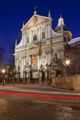 Fototapeta na wymiar Kościół św Piotra i Pawła - Krakow - Polska