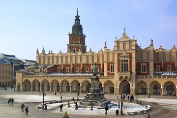Obraz premium Cracow - Cloth Hall - Main Square - Poland