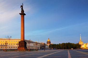 View of Saint Petersburg. Alexander Column
