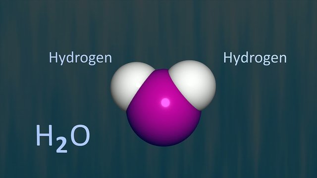Water molecule.