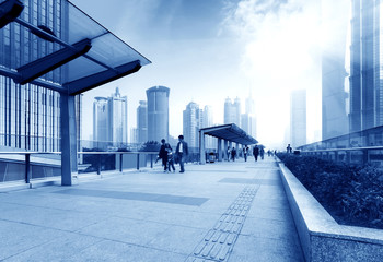 Shanghai pedestrian underpass crowd