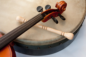 Irish folk / Geige und Bodhran