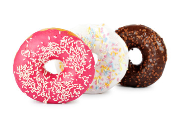 Colorful delicious donuts