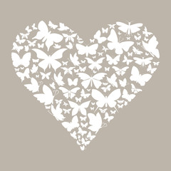 Butterfly heart