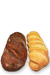 Schwarz- und Weißbrot