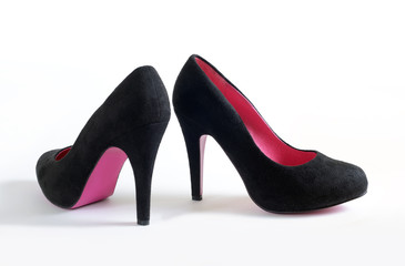black women high-heeled shoes