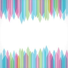 colorful sharp edge strip background vector