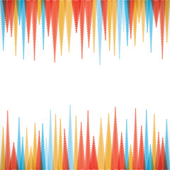 colorful sharp edge strip background vector