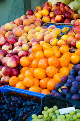 Fruits at the market stall