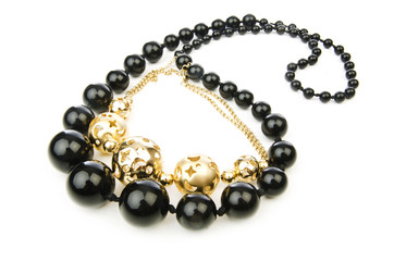 Nice necklase isolated on the white