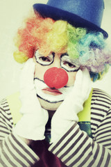 Trauriger Clown