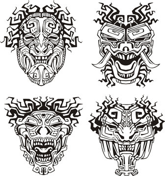 Aztec Face Images – Browse 13,169 Stock Photos, Vectors, and Video | Adobe  Stock
