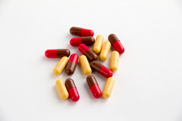 Medicinal colored capsules of all diseases