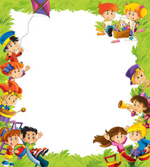 Naklejka premium The framing for misc usage - for the children