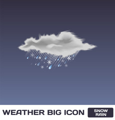 Vector Snow Rain Icon
