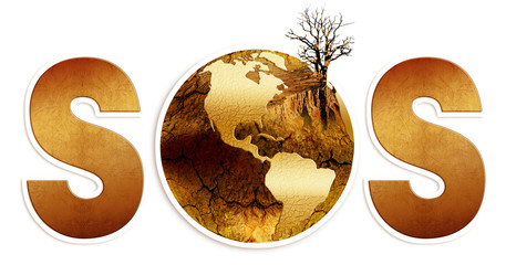 s.o.s dla ziemi, susza, zagłada globu © cranach