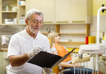 Obraz premium Dental visit