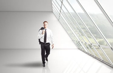 man walking