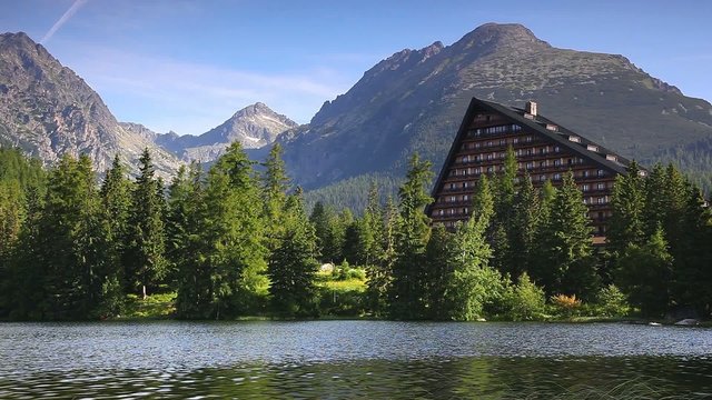 National Park High Tatra. Strbske pleso, Slovakia.