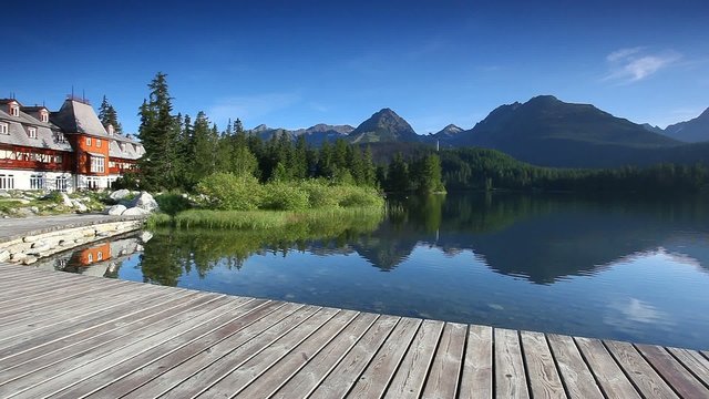 National Park High Tatra. Strbske pleso, Slovakia.