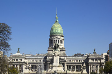 Fototapeta na wymiar Kongres Narodowy w Buenos Aires, Argentyna