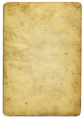 old yellowed paper