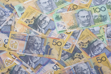 Fototapeta na wymiar Australia banknotes