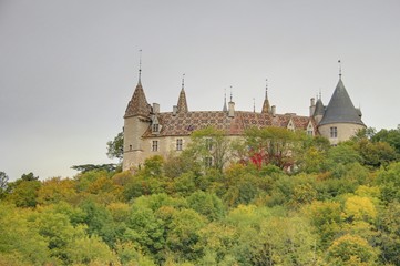 Fototapeta premium chateau en bourgogne