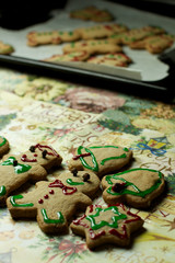 Fototapeta na wymiar Biscotti di Natale allo zenzero