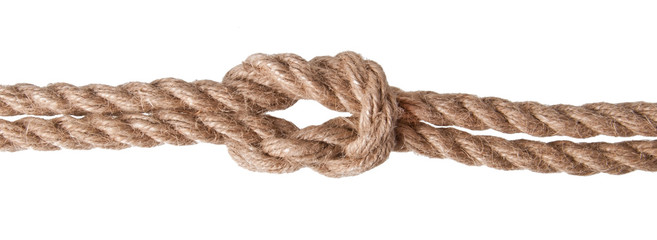 ship rope isolated on white background