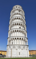 Fototapeta na wymiar Krzywa wieża w Pizie (Toskania, Włochy)