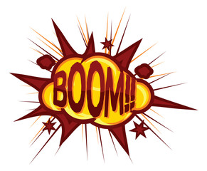 Comic book explosion