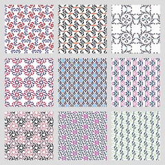 Simple vector seamless patterns