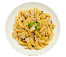 Penne ai funghi, italian cuisine