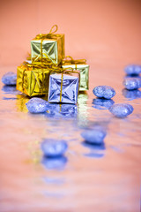 colorful Christmas presents