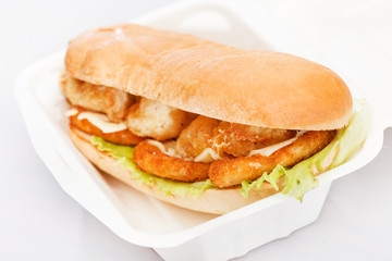 Chicken breast sandwich