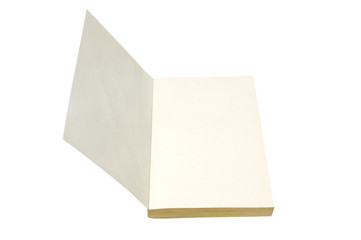 Open Book isolated on white background