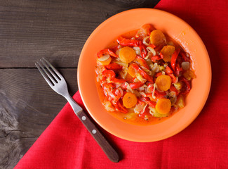 Stewed vegetables