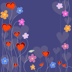 floral love background