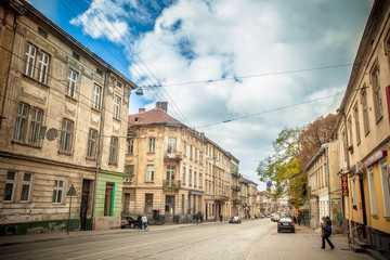Улица Лычаковская во Львове